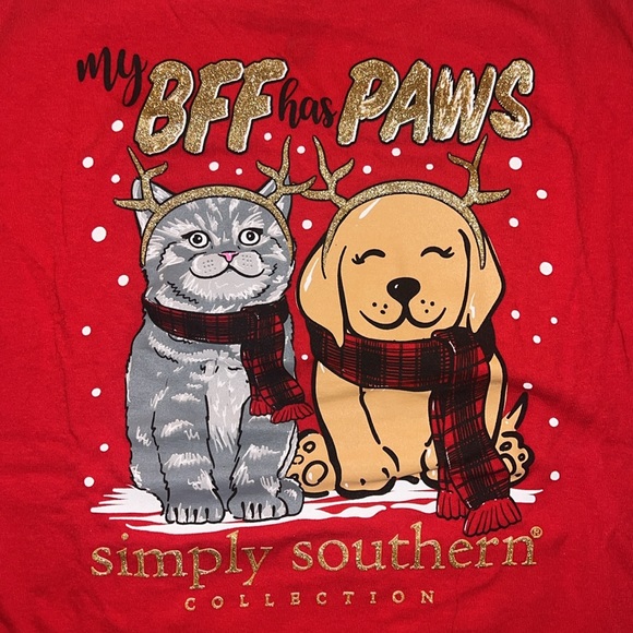 Simply southern Christmas tee - Picture 4 of 4